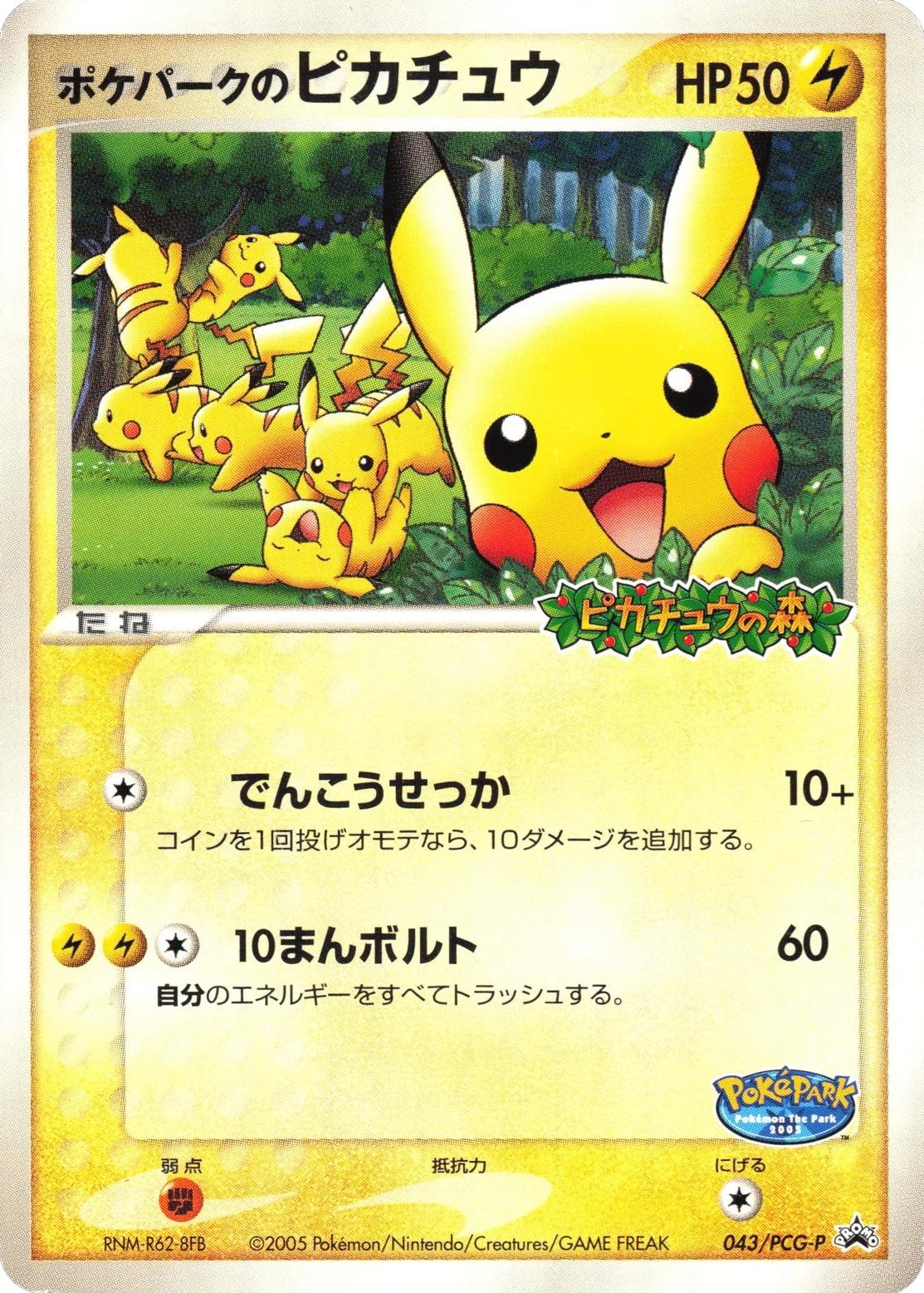 PokePark's Pikachu from Japanese Promo