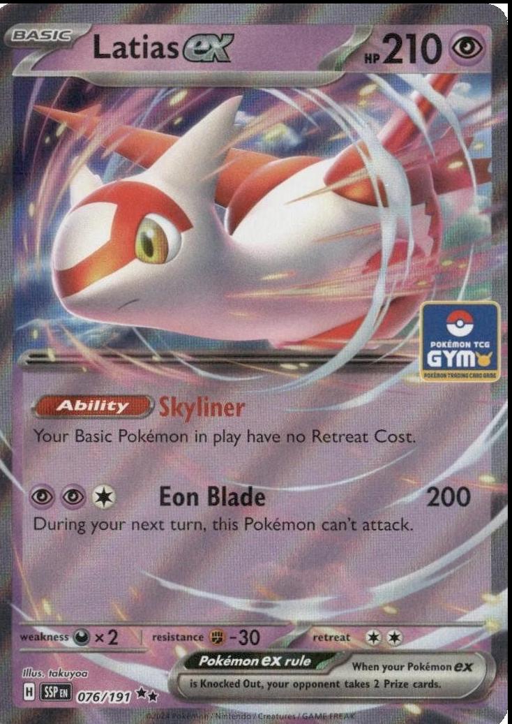 Latias Ex [Gym Stamped], Surging Sparks