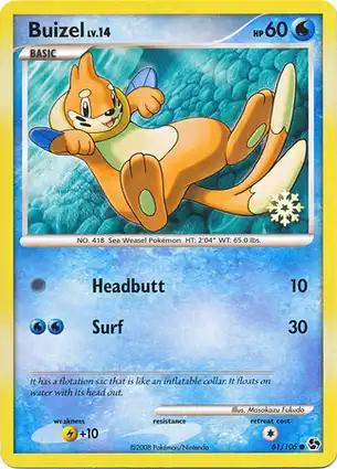Buizel [Snowflake Stamp], Great Encounters
