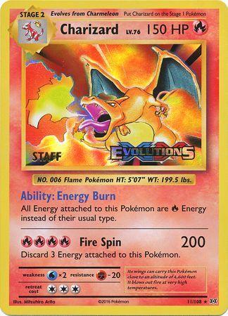 Charizard [Prerelease Staff], XY - Evolutions