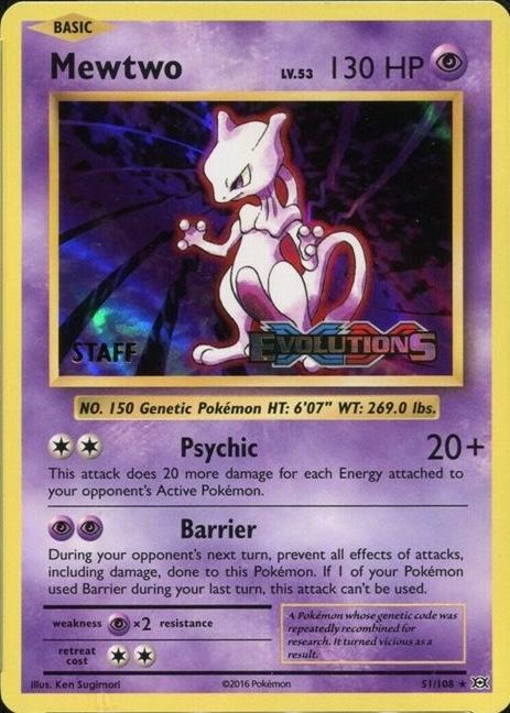 Mewtwo [Staff], XY - Evolutions
