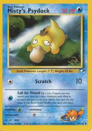 Misty's Psyduck [W Stamp], Gym Heroes