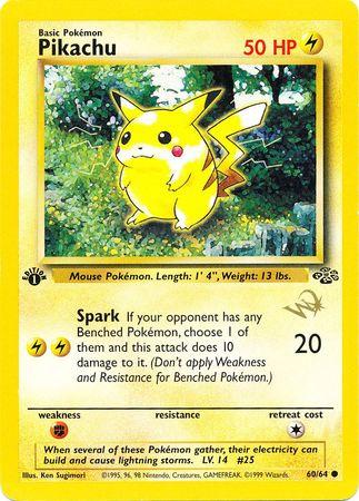 Pikachu [W Stamp], Jungle