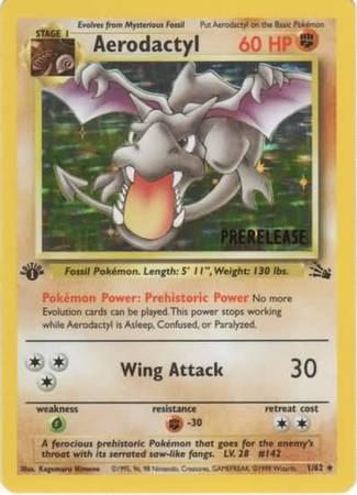 Aerodactyl [Prerelease 1st Edition], Fossil