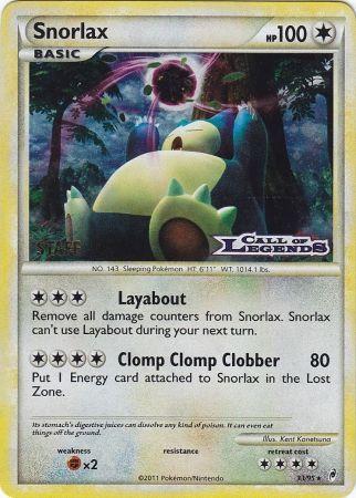 Snorlax [Staff Pre-Release], Call of Legends