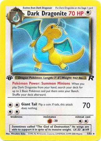 Dark Dragonite [1st Edition Error], Team Rocket