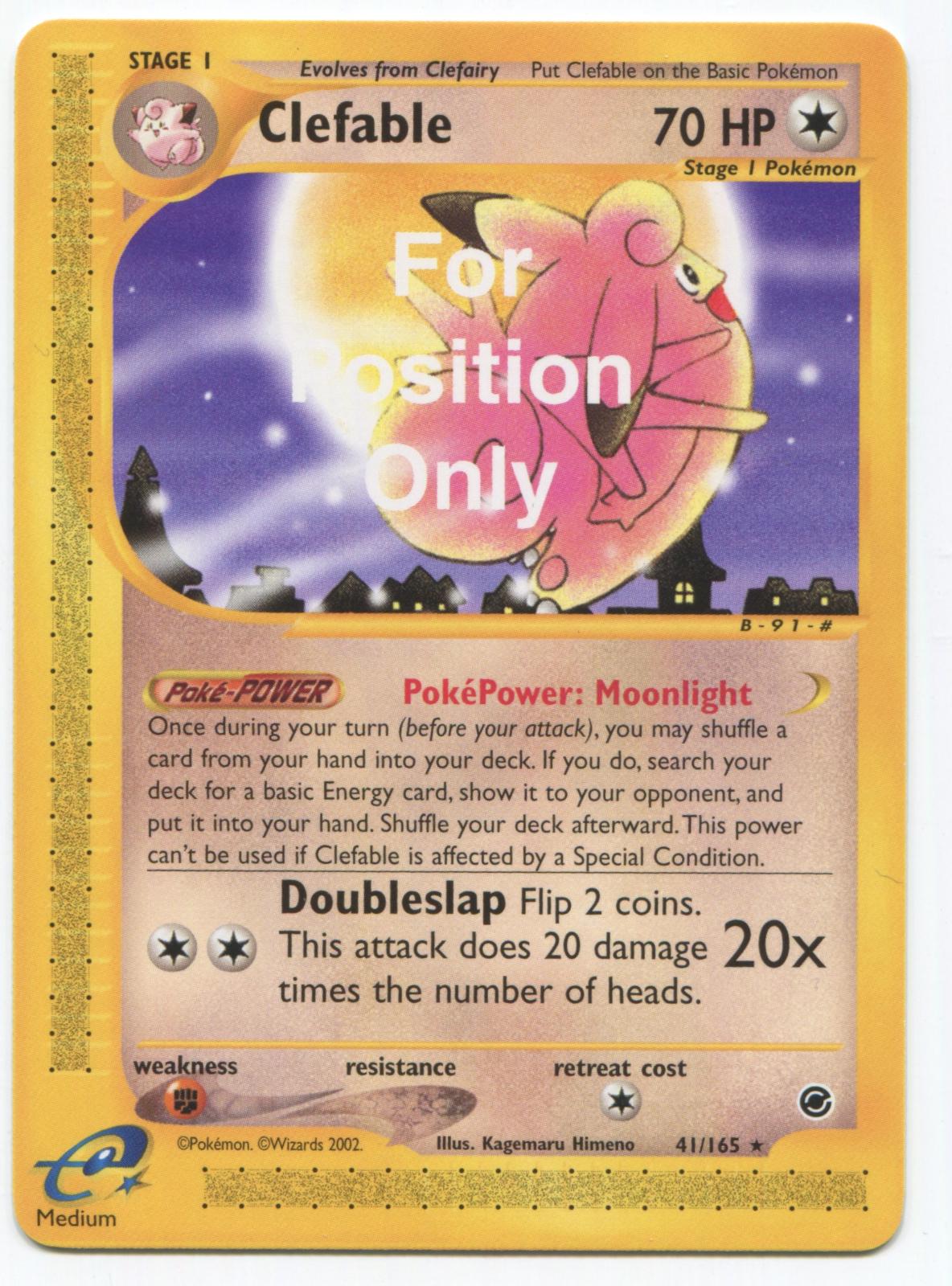Clefable [For Position Only], Expedition