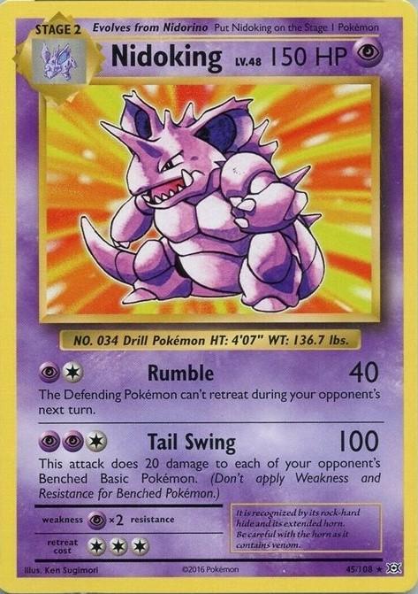 Nidoking [Prerelease], XY - Evolutions