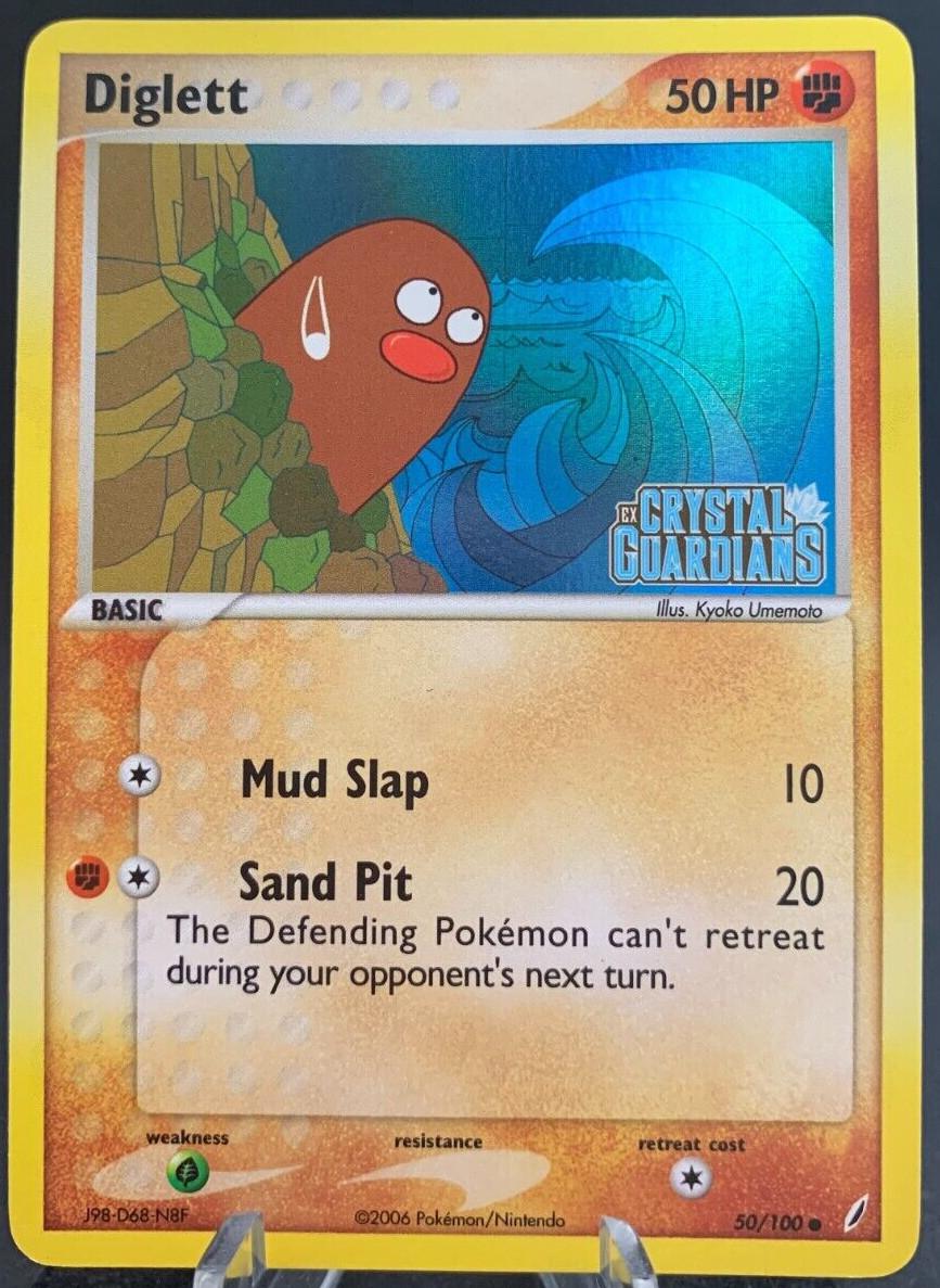 Diglett [Stamped], EX Crystal Guardians