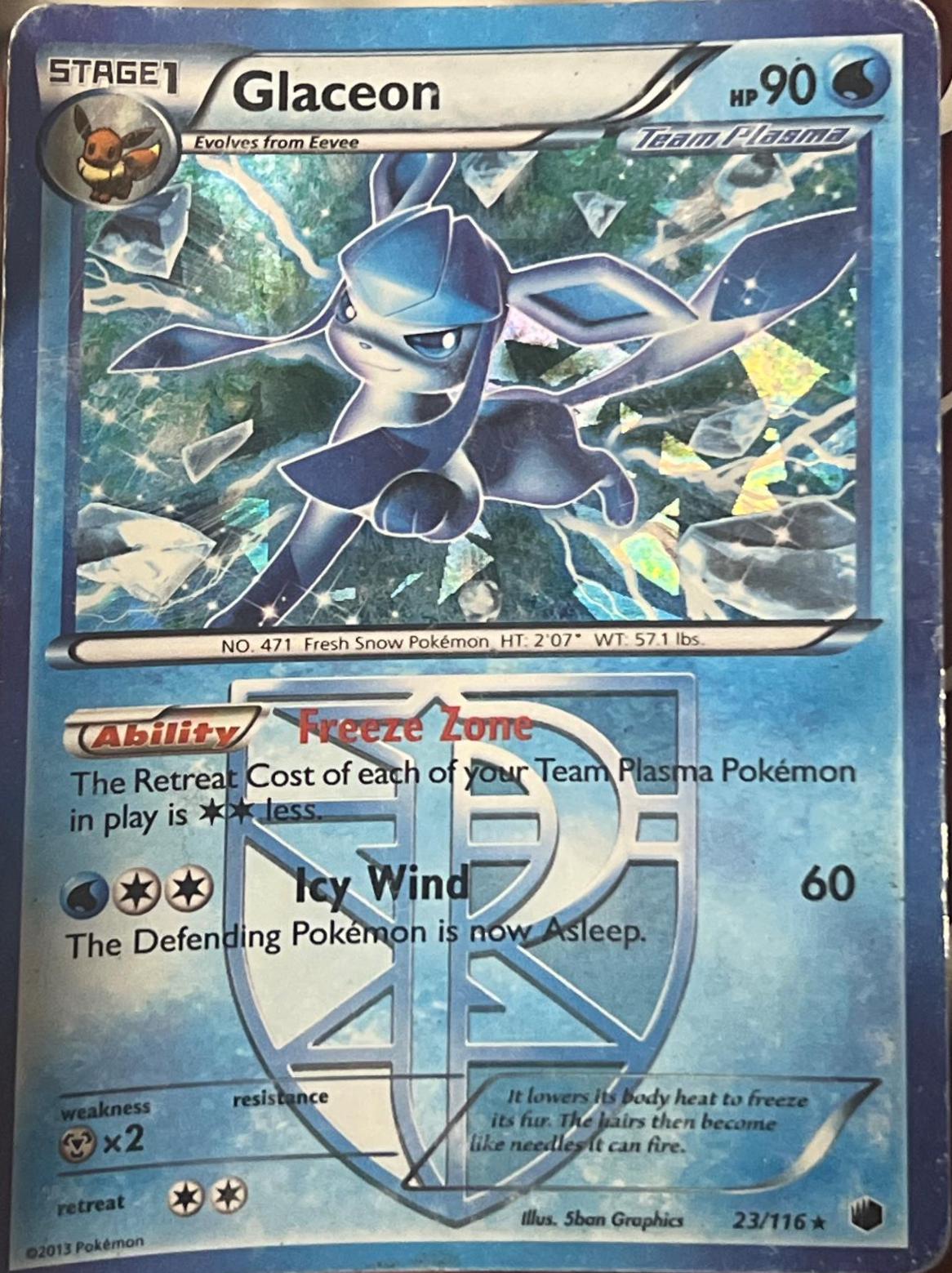 Glaceon [Cracked Ice Holo], Plasma Freeze