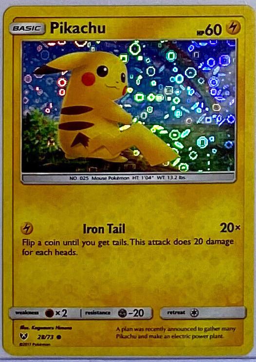 Pikachu [Sequin Holo], Shining Legends