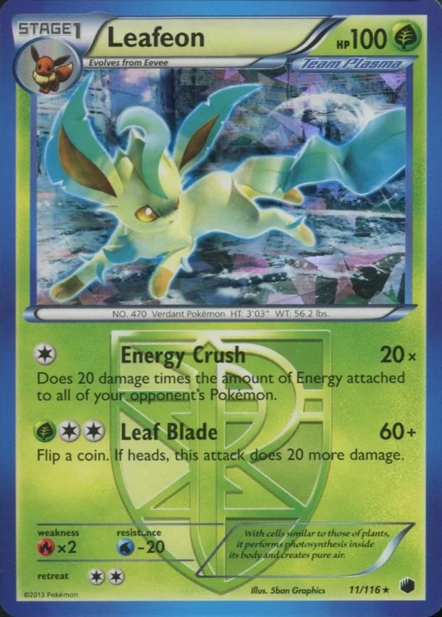 Leafeon [Cracked Ice Holo], Plasma Freeze