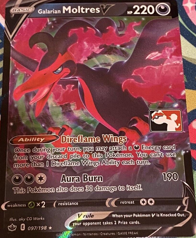 Galarian Moltres V [Play], Chilling Reign