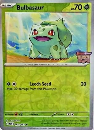 Bulbasaur [Stamped], Scarlet & Violet 151