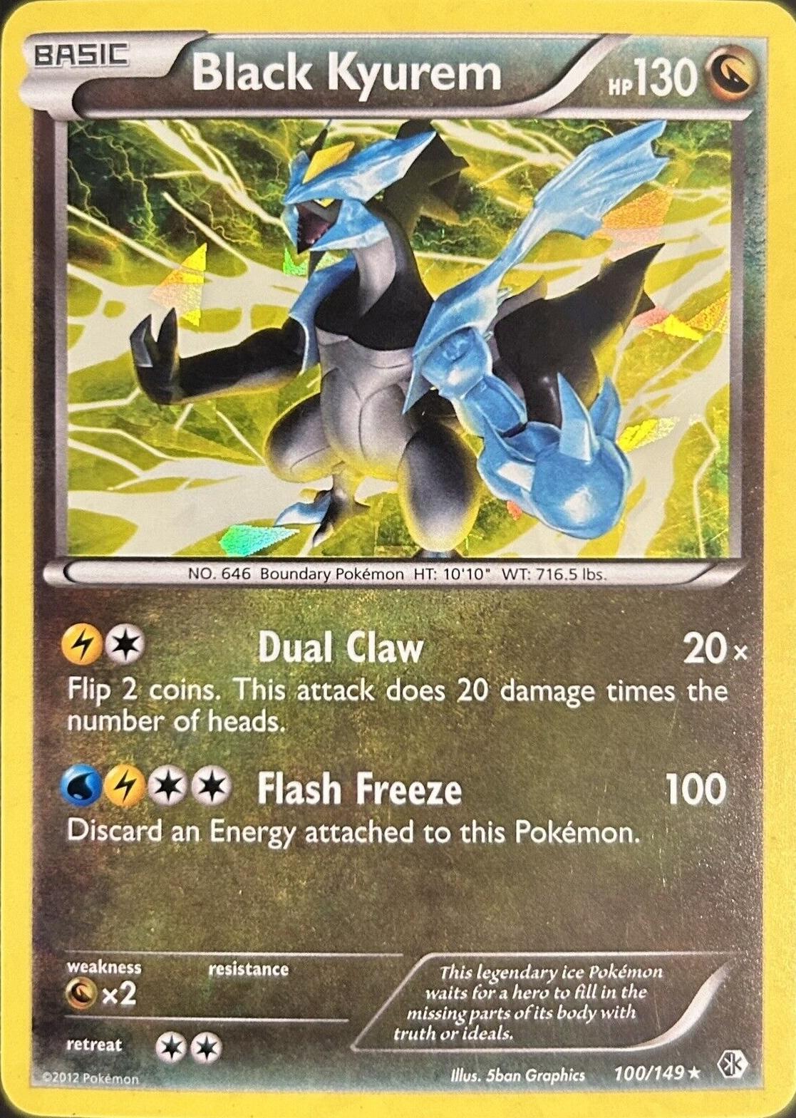 Black Kyurem [Cracked Ice], Boundaries Crossed