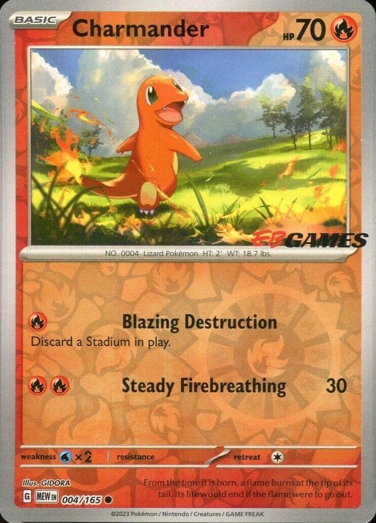 Charmander [EB Games], Scarlet & Violet 151