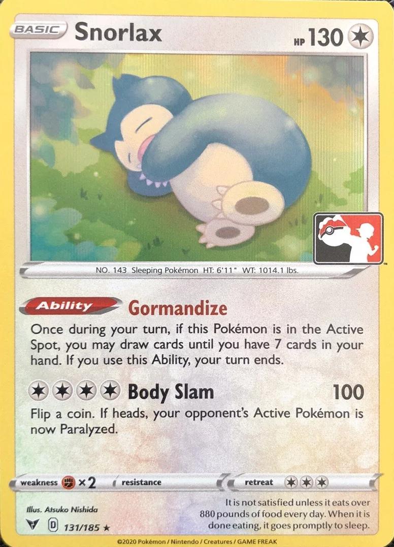 Snorlax [Prize Pack Series 1], Vivid Voltage