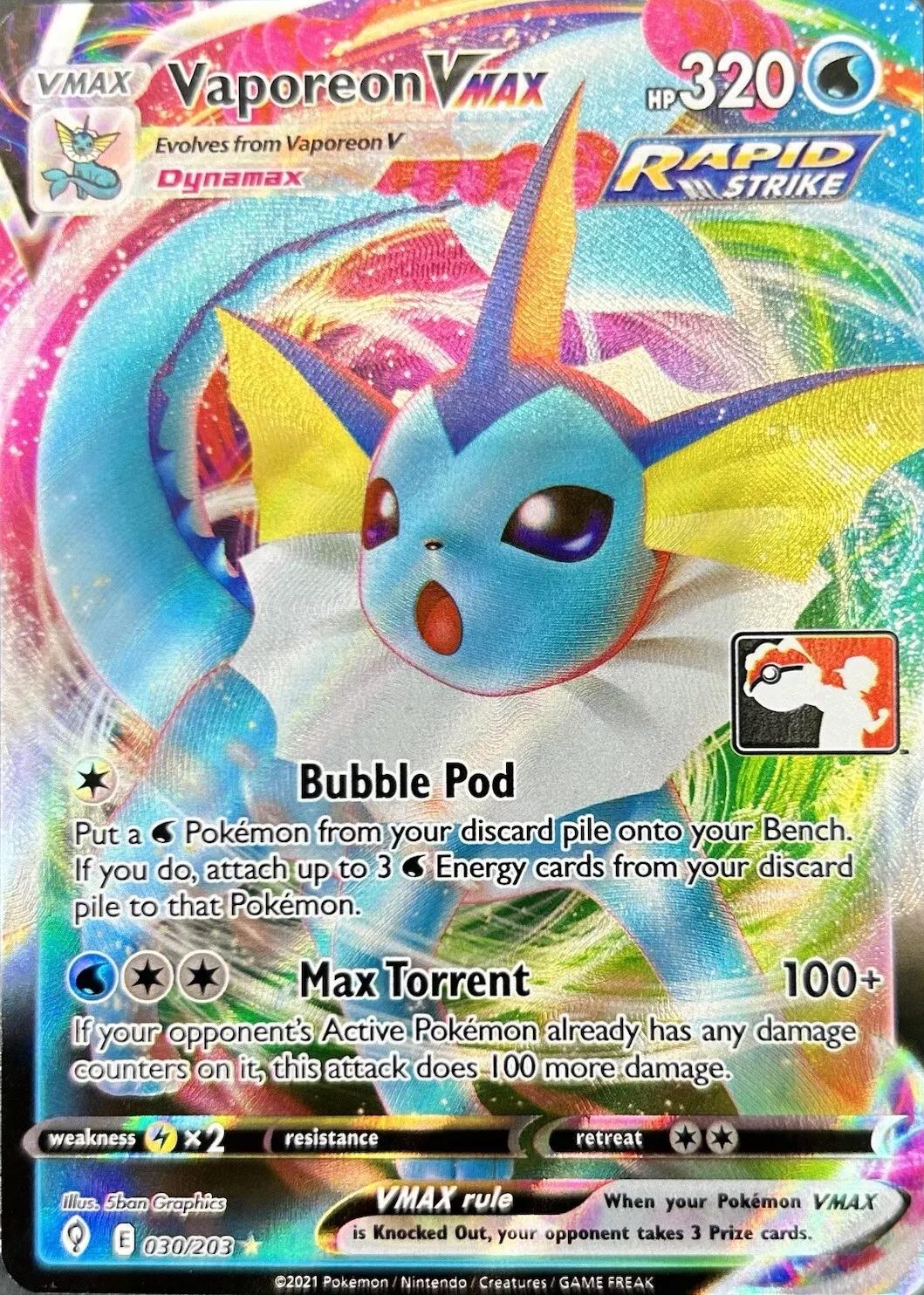 Vaporeon VMAX [Play], Evolving Skies