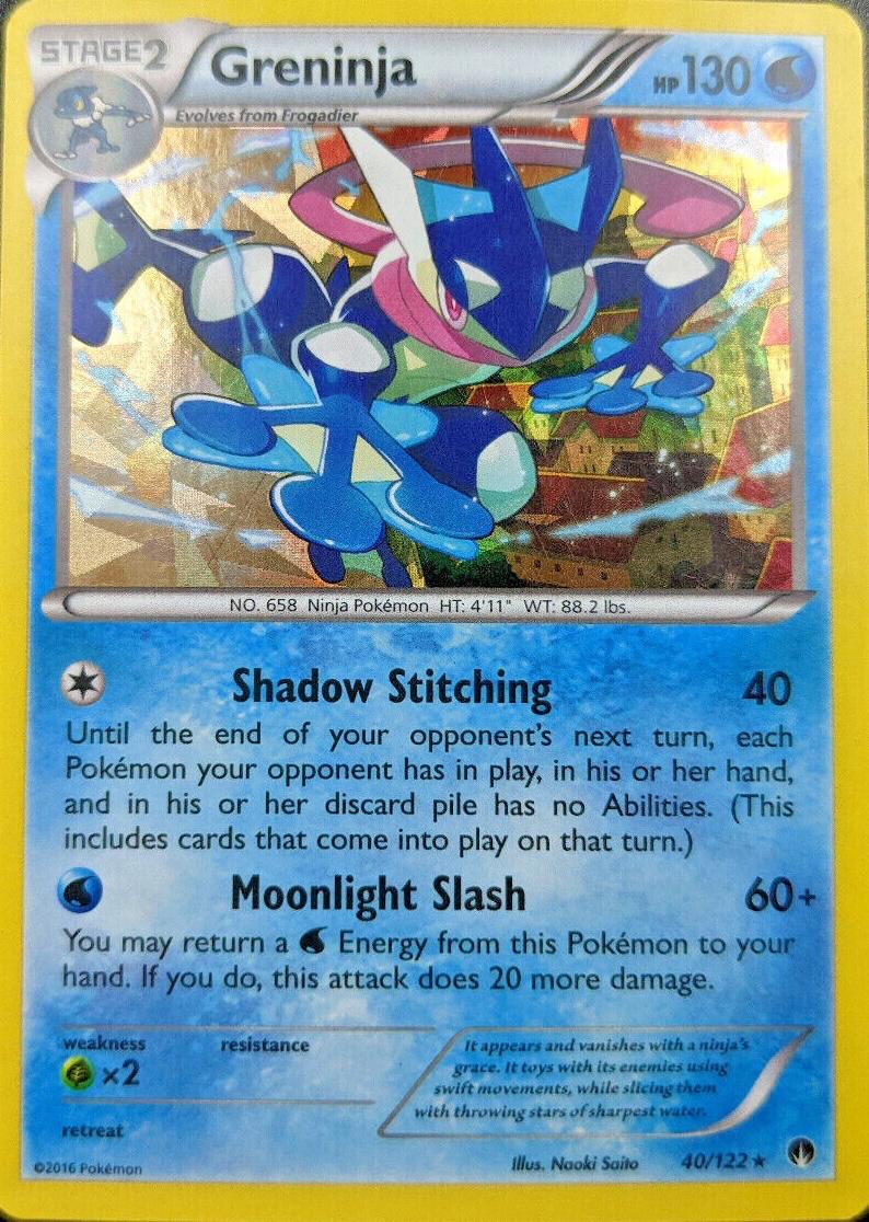 Greninja [Cracked Ice Holo], XY - BREAKpoint