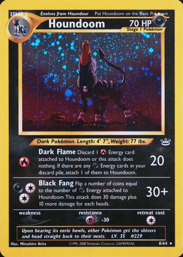 Houndoom [Double Holo Error], Neo Revelation