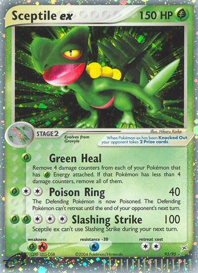 Sceptile EX from Team Magma & Team Aqua