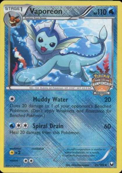Vaporeon [Regional Championships], Dark Explorers