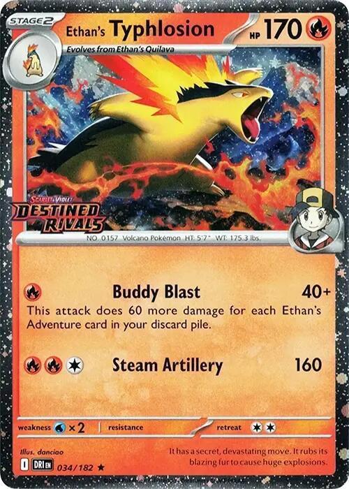 Ethan's Typhlosion [Stamped], Destined Rivals