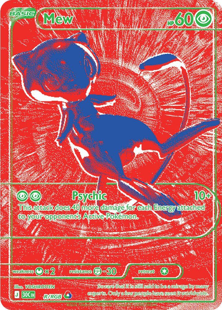 Red Mew R/RGB, 30th Celebration